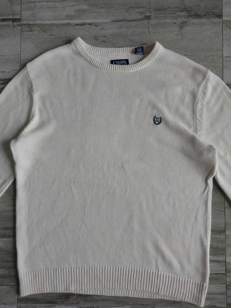 Chaps by Ralph Lauren Sweater - Medium (Category: Coats, Jackets and Outerwear) located in Dasmarinas. Submitted by jethroespinosa (Listing ID 1469399685, Image 3). Description: Size in inches: 24 width 28 length No issues or alterations Loc: Dasma Cavite MOP: Gcash.