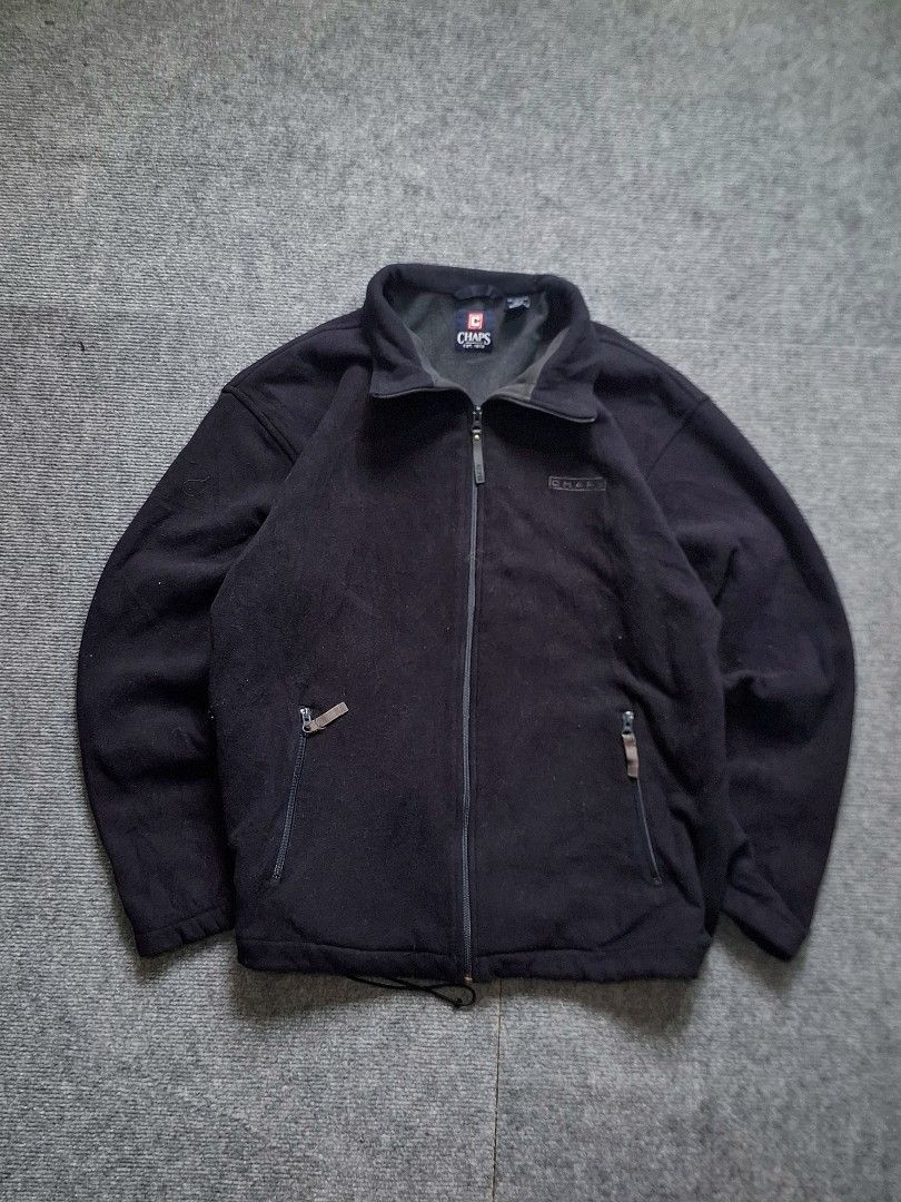 CHAPS Dark Blue Fleece Zip Up Jacket (Category: Coats, Jackets and Outerwear) located in Las Pinas. Submitted by nevergetsold.ph (Listing ID 1469494660, Image 1). Description: CHAPS Dark Blue Fleece Zip Up Jacket Color Rate: 9/10 Condition Rate: 9/10 Best fit to Large - XL Dimentions (inches) Width: 26 Length: 29 Sleeve Length: 25 Issues: none.