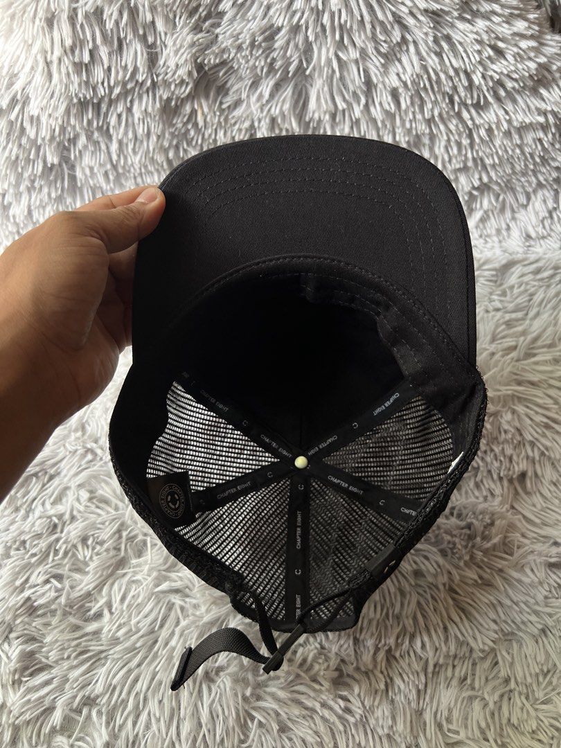 Chapter Eight Trucker Cap (Category: Luxury Apparel) located in Cebu City. Submitted by kayekallie (Listing ID 1469514657, Image 3). Description: ❗️authentic❗️negotiable Excellent condition 10/10 color rate No issue.