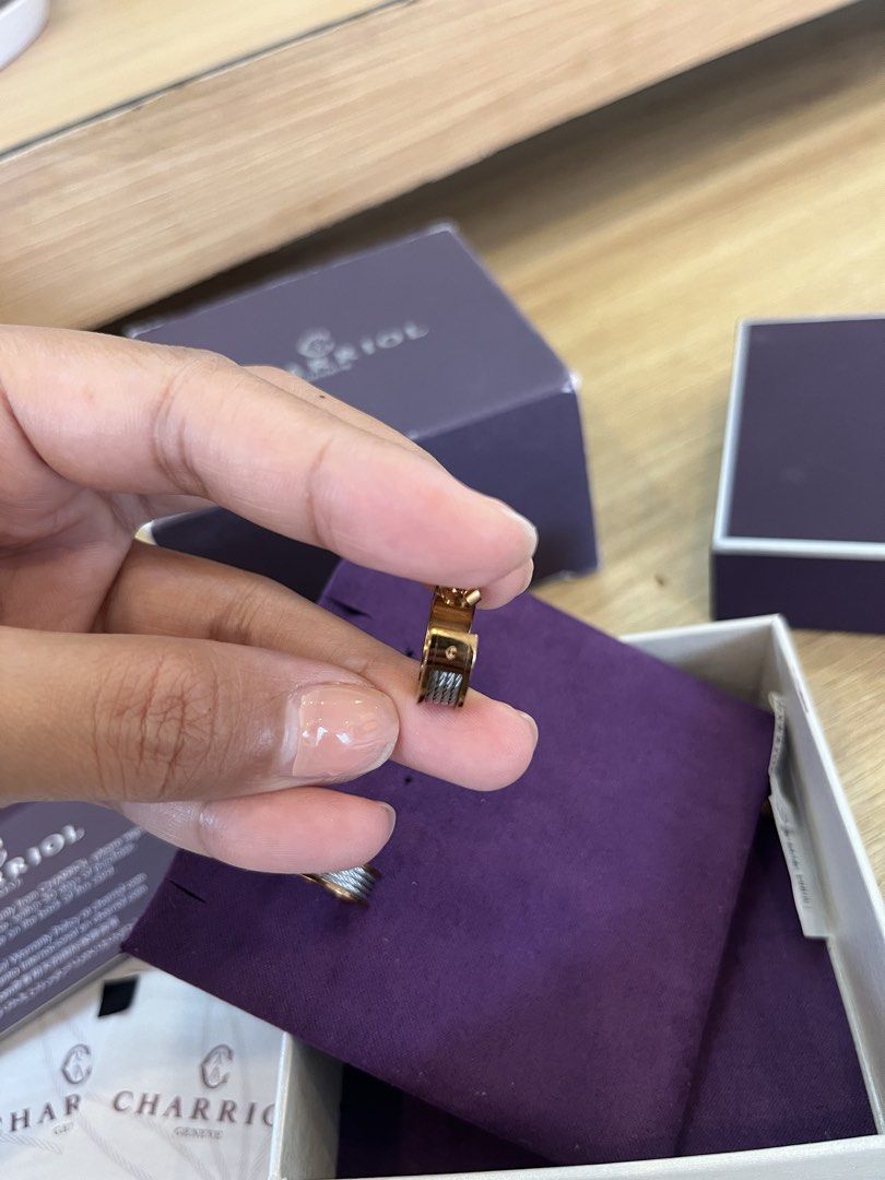 Charriol Forever Earrings (Category: Luxury Accessories) located in Manila. Submitted by avellene (Listing ID 1469406542, Image 2). Description: Complete set.