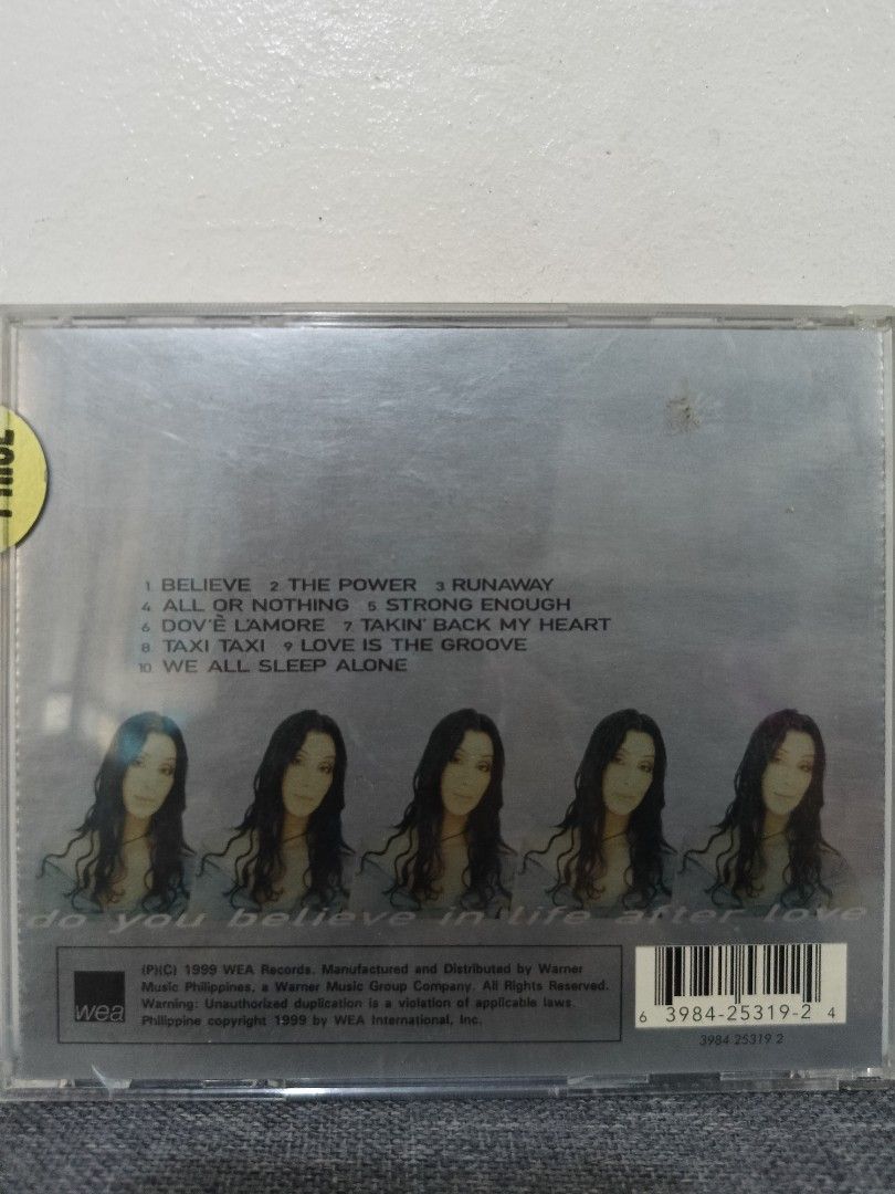 Cher - Believe (Category: CDs & DVDs) located in Cavite. Submitted by bodega_ni_kiks11 (Listing ID 1469460983, Image 2). Description: .