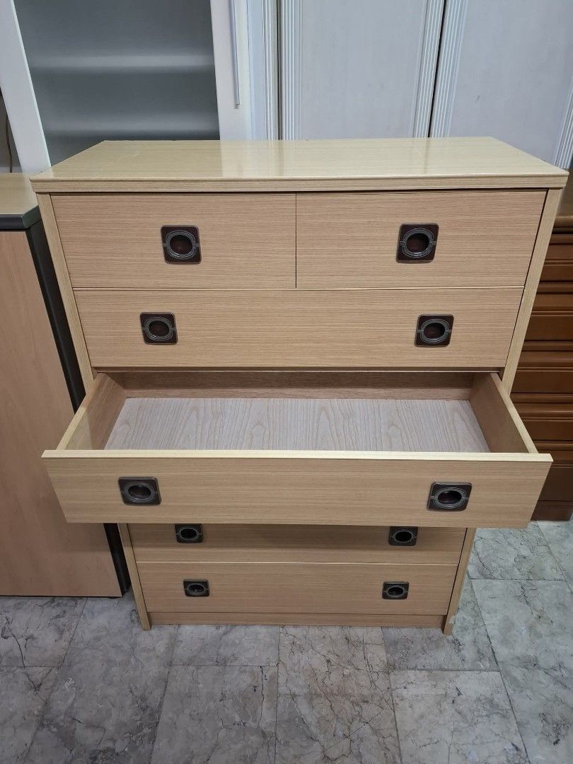 Chest Drawer Dresser (Category: Shelves, Cabinets & Racks) located in Quezon City. Submitted by dannikkishoppe2 (Listing ID 1469504459, Image 2). Description: Chest Drawer Dresser‼️₱7000‼️ Please manage your expectations as there might be minimal flaws. Color may vary due to lighting, it may appear darker or lighter in person. Check photos first before buying. Please refrain from purchasing if you are particular about USED items and imperfections
