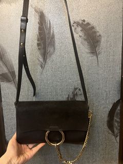 Chloé Faye Small Day Bag Red Suede Leather, 名牌, 手袋及銀包 - Carousell