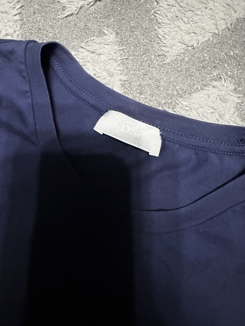 Christian Dior - Newave Navy Tee (Category: Tshirts & Polo Shirts ) located in Cavite. Submitted by commoncourtesy (Listing ID 1469425561, Image 2). Description: Size Medium.