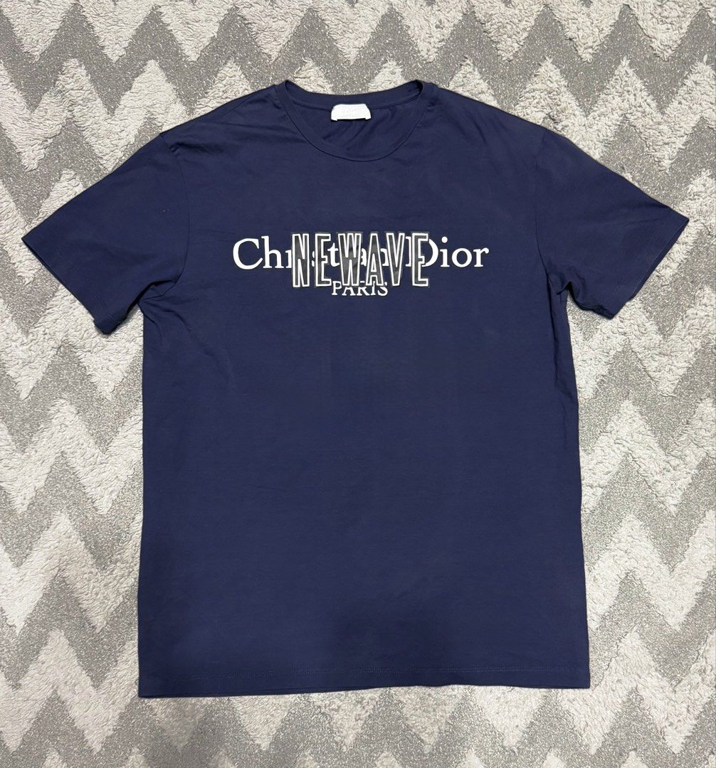 Christian Dior - Newave Navy Tee (Category: Tshirts & Polo Shirts ) located in Cavite. Submitted by commoncourtesy (Listing ID 1469425561, Image 1). Description: Size Medium.