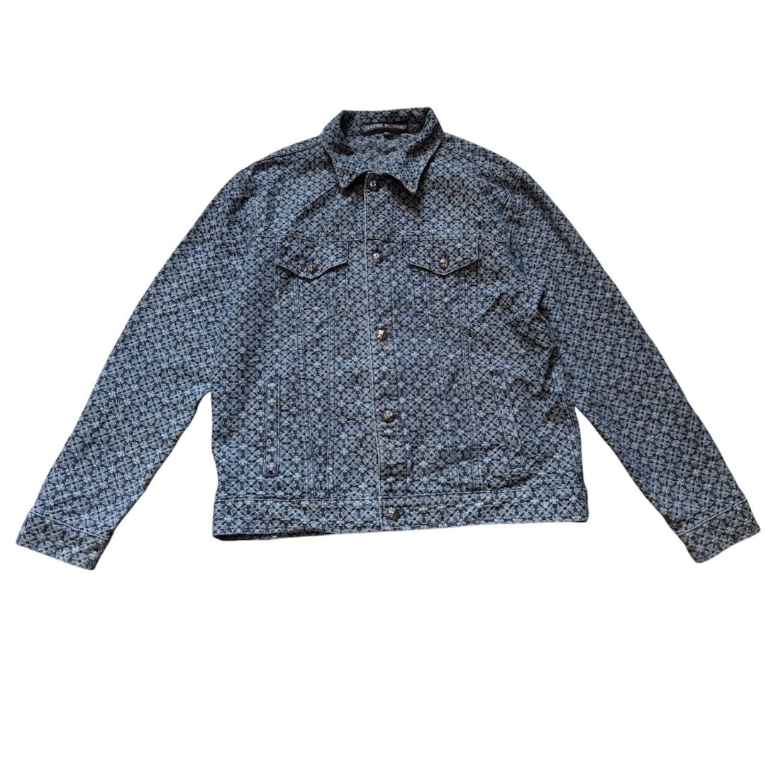 Chrome Hearts AOp Denim Jacket (Category: Coats, Jackets and Outerwear) located in Kabankalan. Submitted by secondhandgems2 (Listing ID 1469469877, Image 1). Description: Large fit (22W 27L) Like new No flaws Off lang pang psg.