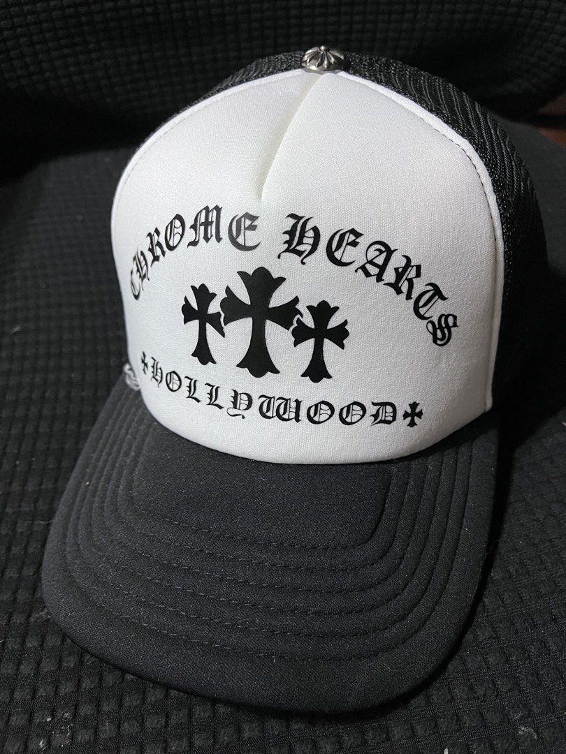 Chrome hearts net cap (top g) (Category: Caps & Hats) located in Angeles City. Submitted by ursenpaiu__ (Listing ID 1469538882, Image 1). Description: Please see minimal issue on last two pictures..