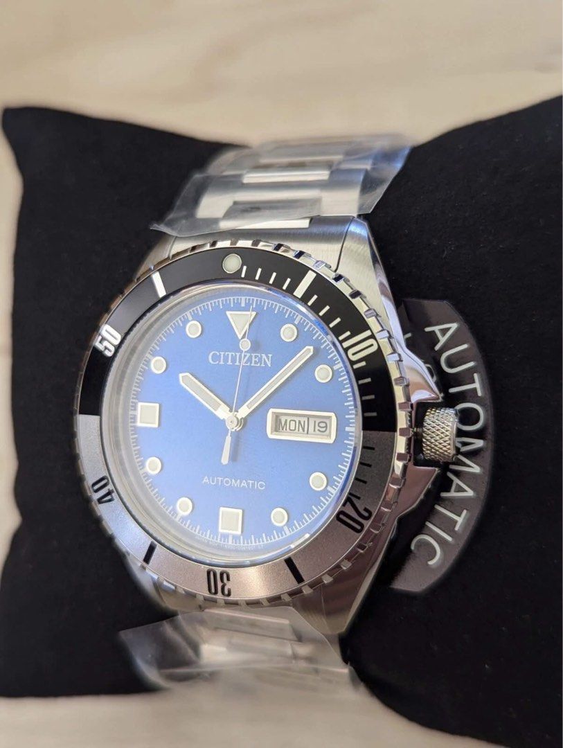 Citizen Sport NH7530-52M (Category: Men's Watches) located in Manila. Submitted by seikowatchfactory (Listing ID 1469427224, Image 3). Description: Model: NJ0200-50M Price: 18995 pesos Specifications: Case Size: 42mm Case Thickness: 13.5mm Lug-to-lug: 49mm Stainless Steel Case Caliber 8200 Automatic Movement with Hacking and Hand-winding mechanism Approx. 42 hours Power Reserve 100m Water Resistance Sapphire Crystal Weight: 173g Day/Date Fold Ove