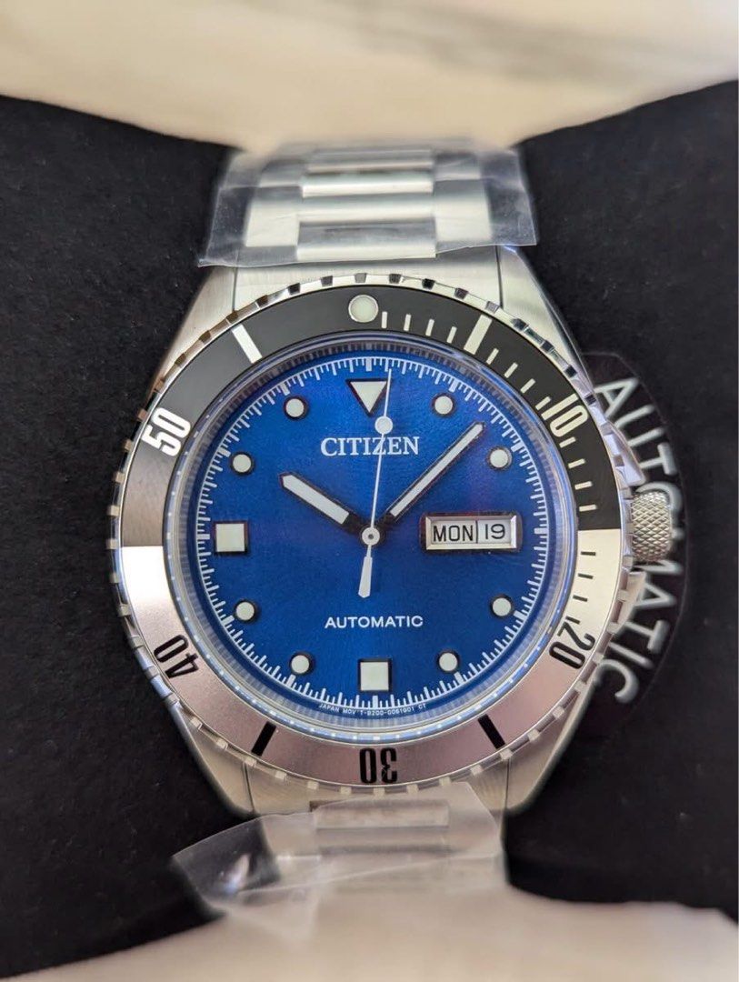 Citizen Sport NH7530-52M (Category: Men's Watches) located in Manila. Submitted by seikowatchfactory (Listing ID 1469427224, Image 1). Description: Model: NJ0200-50M Price: 18995 pesos Specifications: Case Size: 42mm Case Thickness: 13.5mm Lug-to-lug: 49mm Stainless Steel Case Caliber 8200 Automatic Movement with Hacking and Hand-winding mechanism Approx. 42 hours Power Reserve 100m Water Resistance Sapphire Crystal Weight: 173g Day/Date Fold Ove