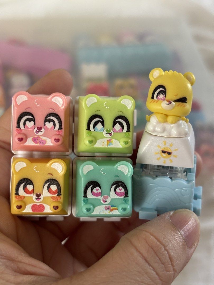 Clickeez Carebears (Category: Designer & Blind Box Toys) located in Pasig City. Submitted by k8s_charm_est.2021 (Listing ID 1469524507, Image 1). Description: Duplicate.