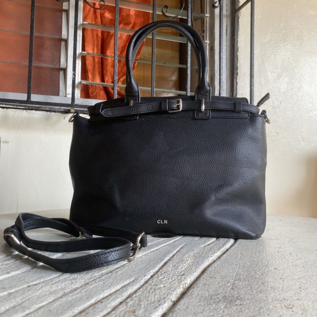 CLN Miley 2-Way Handbag (Category: Cross-body Bags) located in Manila. Submitted by 4114thrifts.ph (Listing ID 1469453969, Image 1). Description: Item Name: CLN Miley 2-Way Handbag (Details) • Condition: Very Good Condition • Color Rate: 9.5/10 • Issue/s: Scratches on 4 buttom edges Mine: 📥 Dasmariñas City, Cavite, 4114📍.