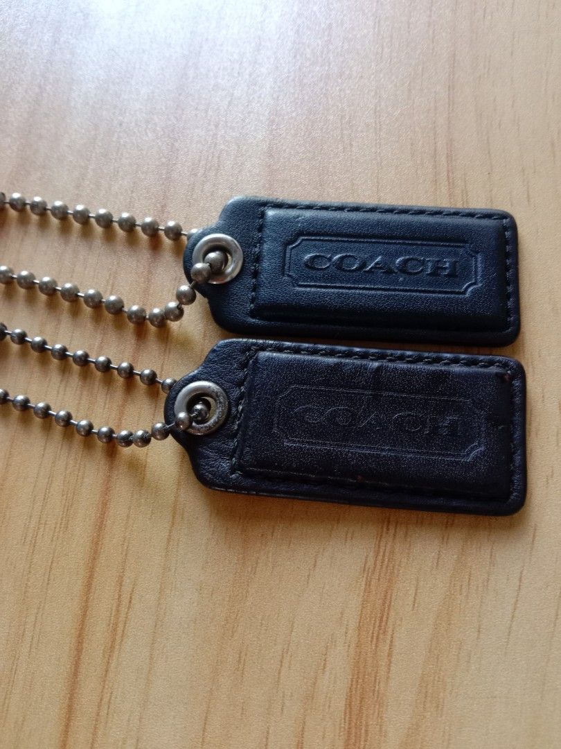 Coach hangtag choco brown & black 2pcs (Category: Luxury Accessories) located in San Jose. Submitted by stopnshop_02 (Listing ID 1469429004, Image 2). Description: payment first no to joyjoy talk.