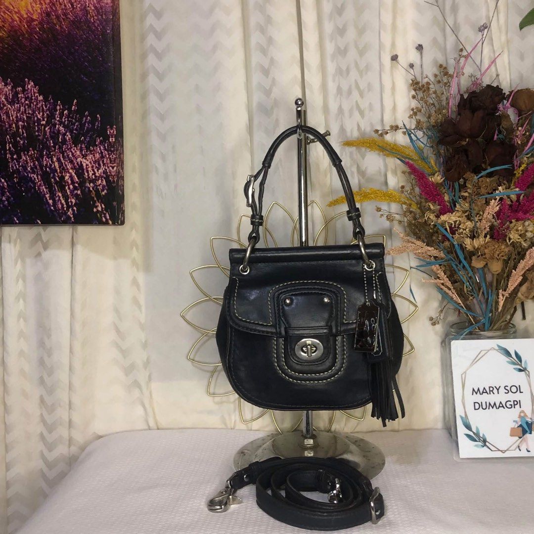 Coach legacy mini willis (Category: Cross-body Bags) located in Puerto Princesa. Submitted by mariasolidad (Listing ID 1469513483, Image 1). Description: 🔖Coach Legacy Mini Willis 📍Guaranteed authentic 📍Limited edition! Coach 70th anniversary collection. 📍There are normal signs of wear on the long strap's rubber lining, and minimal, washable dirt on the interior..