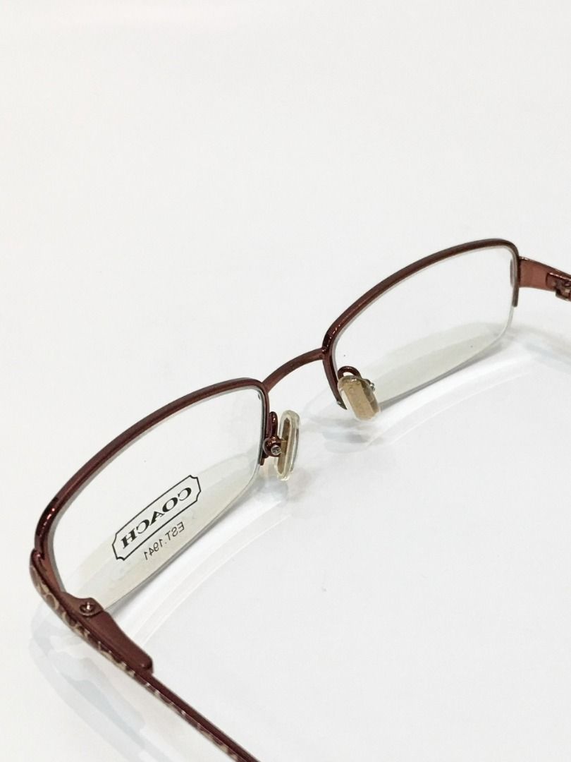 Coach Moira (1010) Rectangular Half-rim Eyeglasses - Preloved Authentic (Category: Luxury Accessories) located in Santa Rosa. Submitted by brandiecollective (Listing ID 1469465285, Image 2). Description: ✅ Authentic/Original Preloved ✅ From Japan Auction ✅ Money-back Guaranteed If Proven Fake ✅ Message Us For More Details ✅ Open for Layaway Disclaimer: All items sold are preloved unless otherwise stated as brand new. As pre-owned items, signs of 