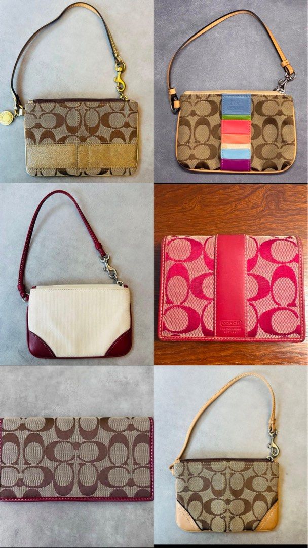 Coach Wristlet & Wallets (Category: Wallets & Card holders) located in Manila. Submitted by _dearvintage (Listing ID 1469411767, Image 1). Description: COACH WRISTLET & WALLETS FOR SALE 👛 Price range: ₱1,500-₱1,900 ETA: 2 weeks ✈️🇯🇵.
