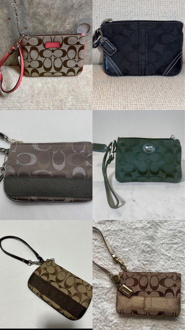 Coach Wristlet & Wallets (Category: Wallets & Card holders) located in Manila. Submitted by _dearvintage (Listing ID 1469411767, Image 3). Description: COACH WRISTLET & WALLETS FOR SALE 👛 Price range: ₱1,500-₱1,900 ETA: 2 weeks ✈️🇯🇵.