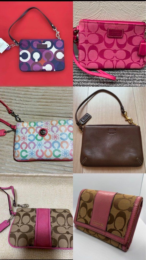 Coach Wristlet & Wallets (Category: Wallets & Card holders) located in Manila. Submitted by _dearvintage (Listing ID 1469411767, Image 2). Description: COACH WRISTLET & WALLETS FOR SALE 👛 Price range: ₱1,500-₱1,900 ETA: 2 weeks ✈️🇯🇵.