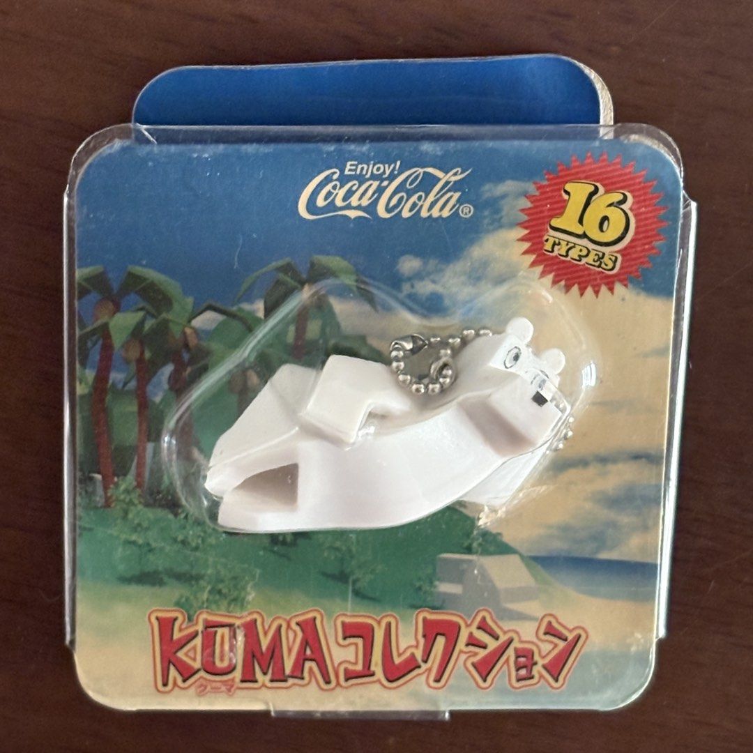 Coca Cola Kuma Collection White Bear Keychain (Category: Character Goods) located in Manila. Submitted by aobacafe (Listing ID 1469452457, Image 1). Description: - Authentic Coca-Cola Kuma Collection merchandise - Adorable white blocky polar bear design - Comes with a sturdy attached chain - Includes original packaging as pictured - Great addition to your keys, bag, or collection - Meetup or shipping options available.