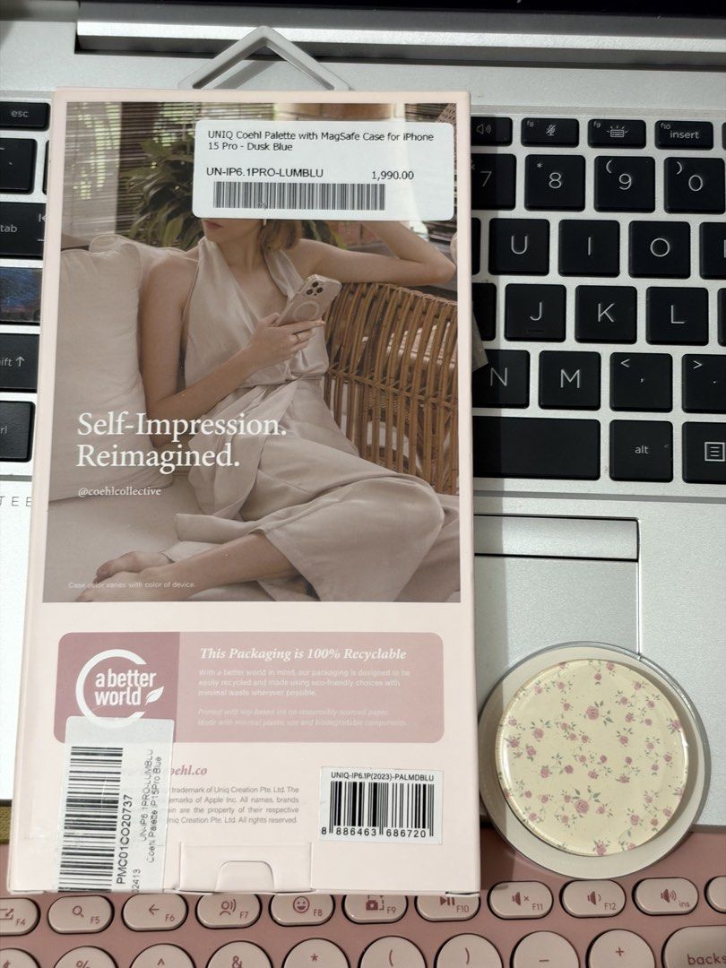 Coehl iphone 15 pro case (Category: Cases & Sleeves) located in Taguig. Submitted by ellies_basket (Listing ID 1469426554, Image 2). Description: Brand new case for iphone 15pro Freebie: magsafe pop socket.