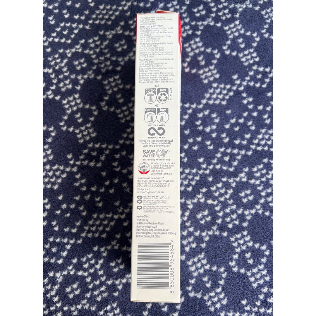 Colgate Total Active Protection Battery Electric Toothbrush (Category: Oral Care) located in Quezon City. Submitted by rosepam (Listing ID 1469512456, Image 3). Description: Colgate Total Active Protection Battery Toothbrush FIX PRICE New, Sealed Authentic/Original (from Official Store) RFS: duplicate order.