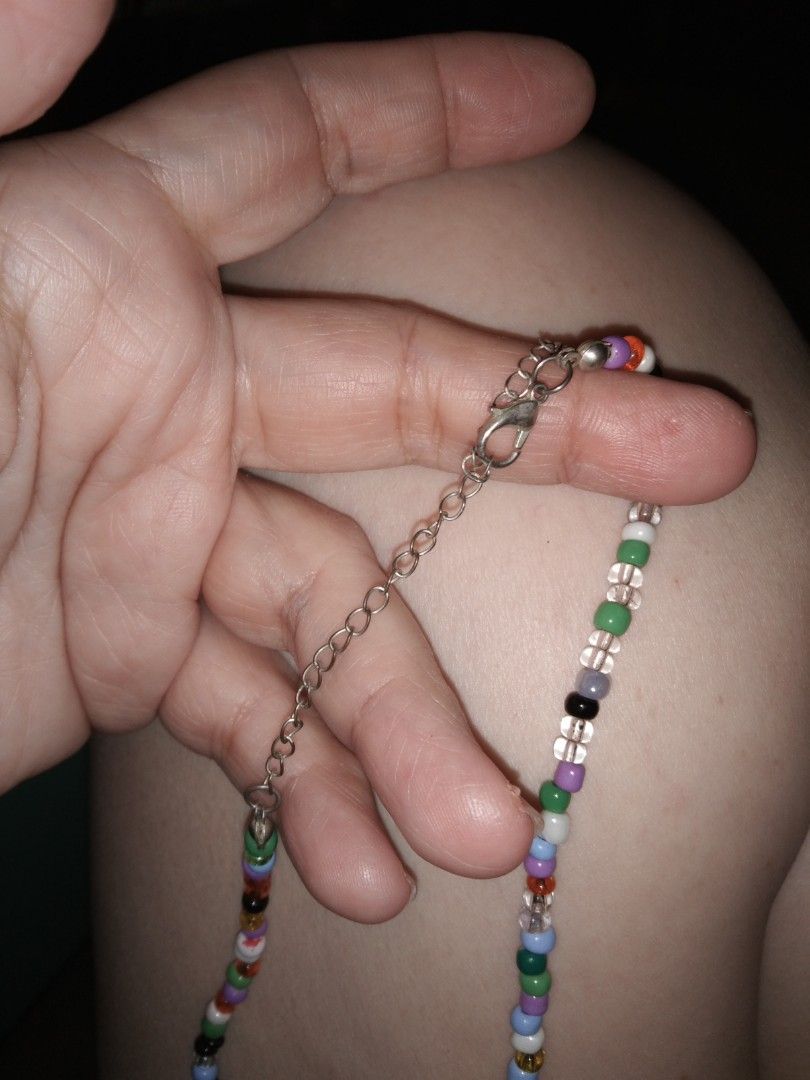 Colored beaded necklace adjustable (Category: Necklaces) located in Quezon City. Submitted by eidorableshop (Listing ID 1469508907, Image 3). Description: .
