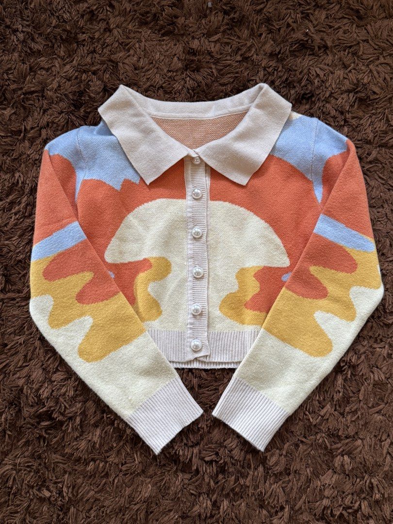 Colorful Ribbed Cardigan (Category: Longsleeves) located in Quezon City. Submitted by wear.again.ph (Listing ID 1469517968, Image 3). Description: .