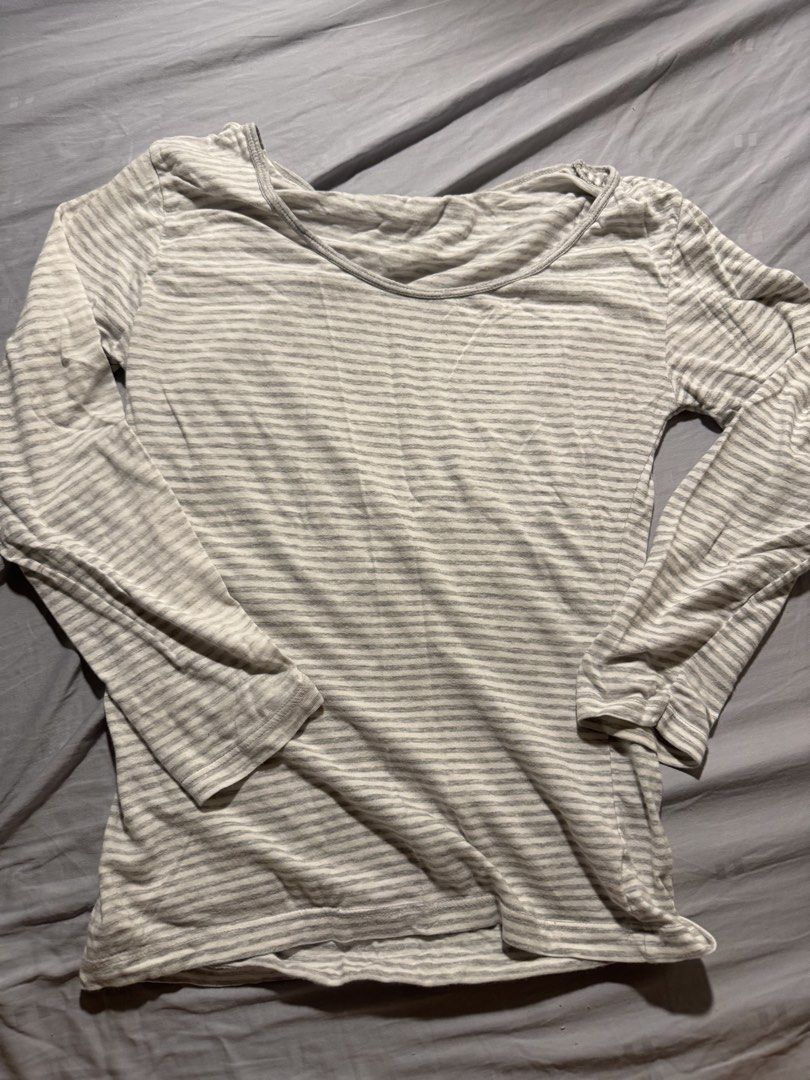 comfy chic long sleeves striped top (Category: Longsleeves) located in Manila. Submitted by toandfrou__ (Listing ID 1469437821, Image 1). Description: .