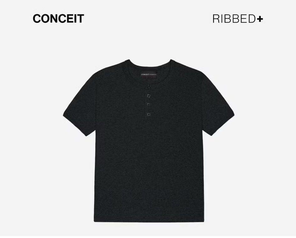 CONCEIT Ribbed Henley Shirt Black Size L (Category: Tshirts & Polo Shirts ) located in La Trinidad. Submitted by ezraaaa29 (Listing ID 1469443119, Image 1). Description: - Brand/Model: CONCEIT Ribbed Short Sleeve Henley Shirt -no issue -Material: 96%cotton + 4%spandex -first photos and size reference is from the shop, swipe for the actual pic - Color: Classic Black - Size: L - Measurements (based on size chart): Width 16-16½ inches, Length 23-23½