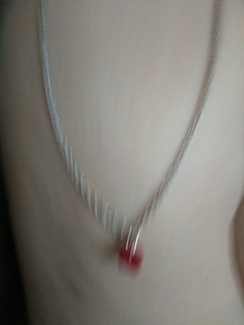 Coral pendant necklace (Category: Necklaces) located in Quezon City. Submitted by eidorableshop (Listing ID 1469510915, Image 2). Description: non tarnish .