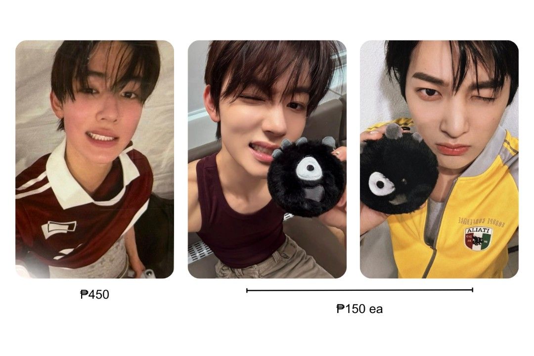 cortis seonghyeon keonho pc set (Category: K-Wave Merchandise) located in San Fernando. Submitted by 113haul (Listing ID 1469528491, Image 1). Description: wts lfb seonghyeon keonho photocard ₱750 onhand strictly as set only x sensi & impatient dm me to claim ⌗ eom ahn greengreen cortis ball corball tnt ver music korea mukor special lucky draw ld pc.