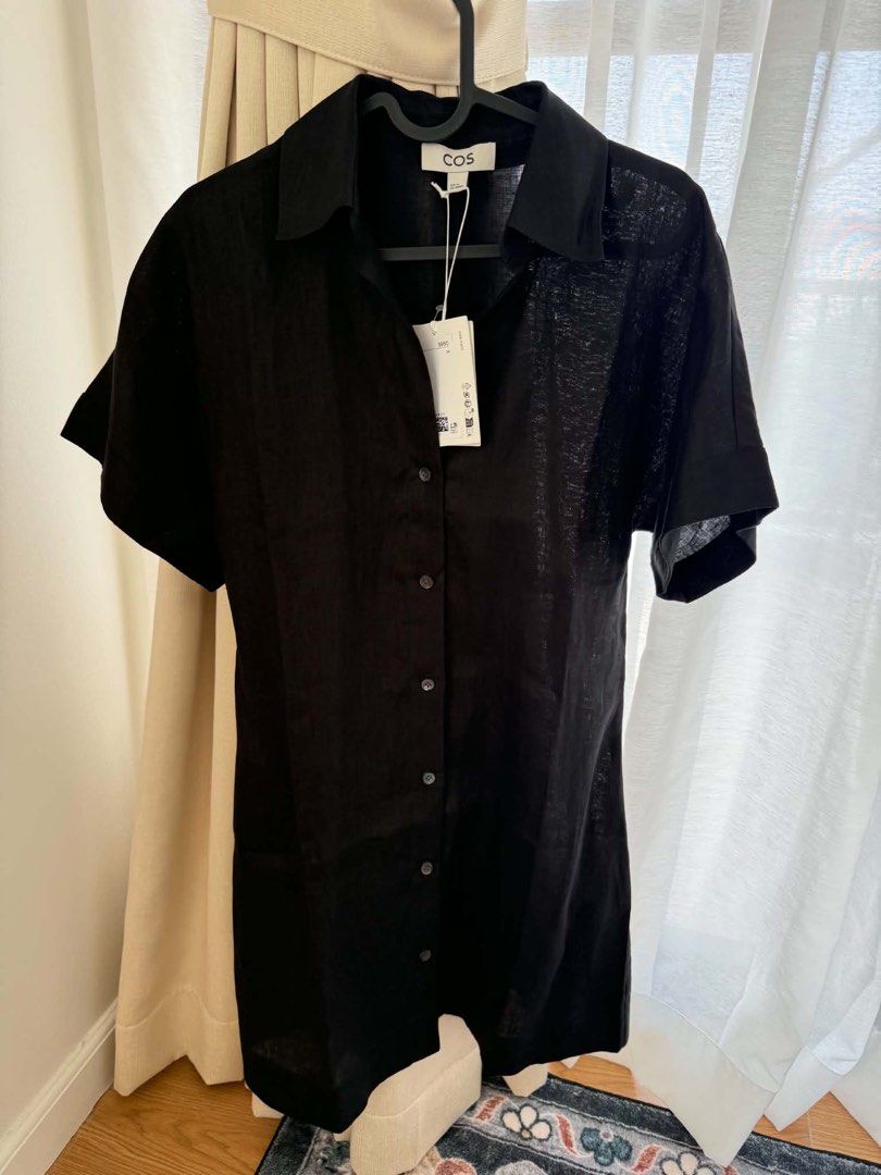 COS BLACK DRESS (Category: Dresses) located in Quezon City. Submitted by mskayebarroza (Listing ID 1469488763, Image 1). Description: For sale Black dress Brand : COS size 34 Brandnew with tag Original price 5,950 Selling for 3,000 fix Plus sf to be shouldered by buyer Reason for selling Wrong size Hindi sinukat nung binili😂😞 Location Bf homes paranaque.