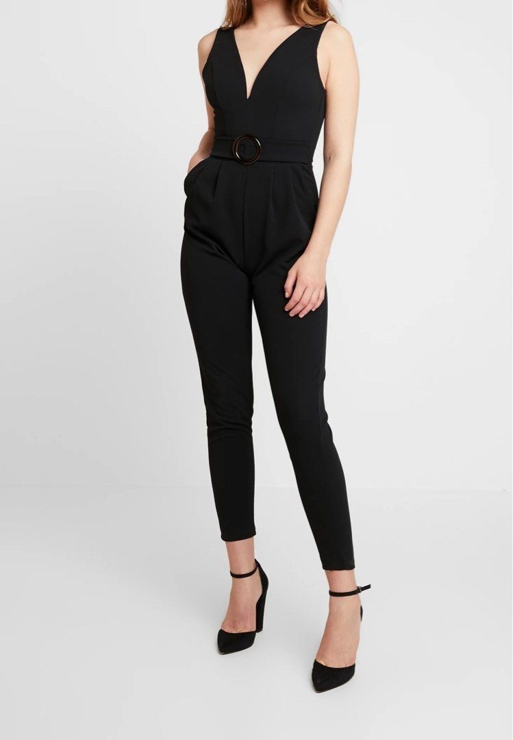 Cotton on Black Belted Knitted Jumpsuit (Category: Jumpsuits) located in Binan City. Submitted by myprelovedhaul (Listing ID 1469411509, Image 2). Description: fits xs to medium, last price posted! message only if sure buyer sellers body frame: 5’1, 32 Bust, 26 waistline .