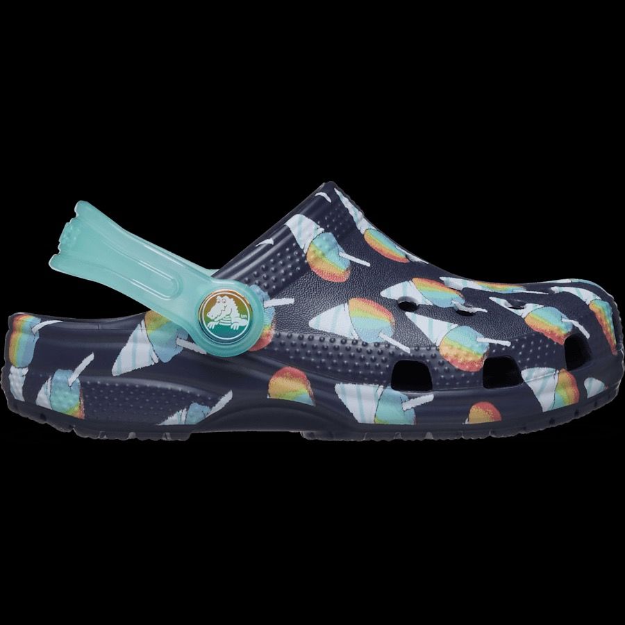 Crocs Classic Clog Ice Pop Navy Blue C5, Babies & Kids, Babies & Kids ...