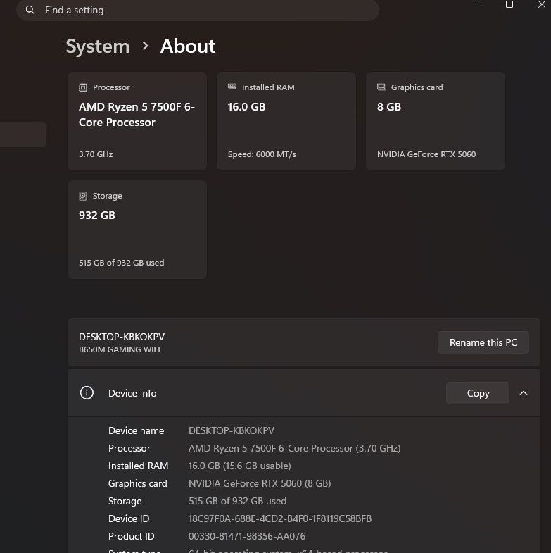 Custom Gaming PC Ryzen 5 7500F RTX 5060 (Category: Desktops) located in Manila. Submitted by joshuapaul13456 (Listing ID 1469445315, Image 3). Description: Php 60,000 (negotiable) GEFORCE RTX 5060 COLORFUL GAMING DUO 8GB GDDR7 DUAL FAN AMD RYZEN 5 7500F GIGABYTE B650M GAMING WIFI DDR5 MATX AM5 TEAMGROUP T-FORCE VULCAN NON-RGB BLACK 8GBX2=16GB 6000MHZ DDR5 CL38 XMP EXPO LEXAR NM610 PRO NVME 1TB GEN 3 MSI MAG A650BN 650W 80+ GROUND ZERO VM HOICA WH