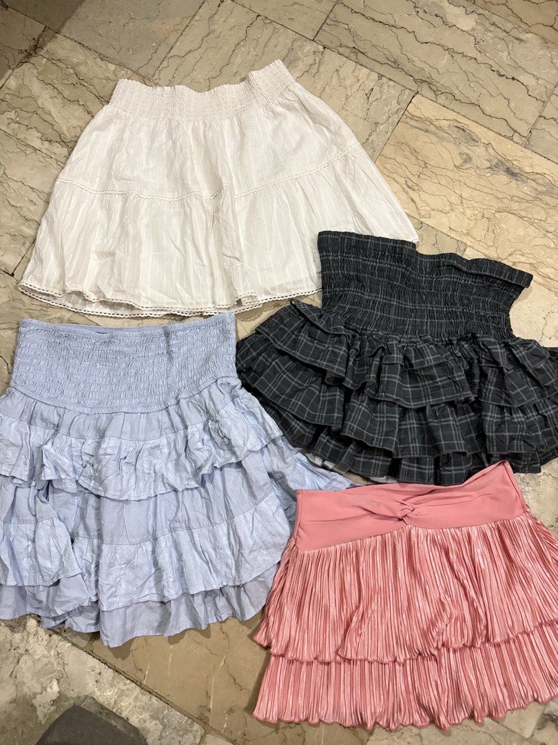 CUTESY AND LAYERED SKIRTS (Category: Other Bottoms) located in Quezon City. Submitted by patty_3. (Listing ID 1469506920, Image 1). Description: 🌸🧡 4Xs Thrift Finds 🧡🌸 Check out my reviews & legitimacy from this account and on Facebook — shop with confidence! 💯✨ 🛍️ Excellent Used Condition (EUC) pieces you’ll love 💕 💸 Prices start at just ₱50 and nothing above ₱500! 🌸 Affordable fashion, guaranteed quality 🌸 👉 Shop smart, shop THRIFT! 