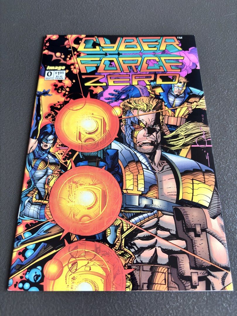 Cyberforce #0 (1993) WRAPAROUND COVER: front & back form one continuous image. The origin issue (Category: Comics & Manga) located in Naga. Submitted by dearyesteryear (Listing ID 1469495063, Image 2). Description: FOR SALE: Cyberforce #0 (1993) WRAPAROUND COVER: front & back form one continuous image. The origin issue Message me if you’re interested in this one or have a reasonable offer. I’d be happy to help. Not claiming near mint, but 100% CL