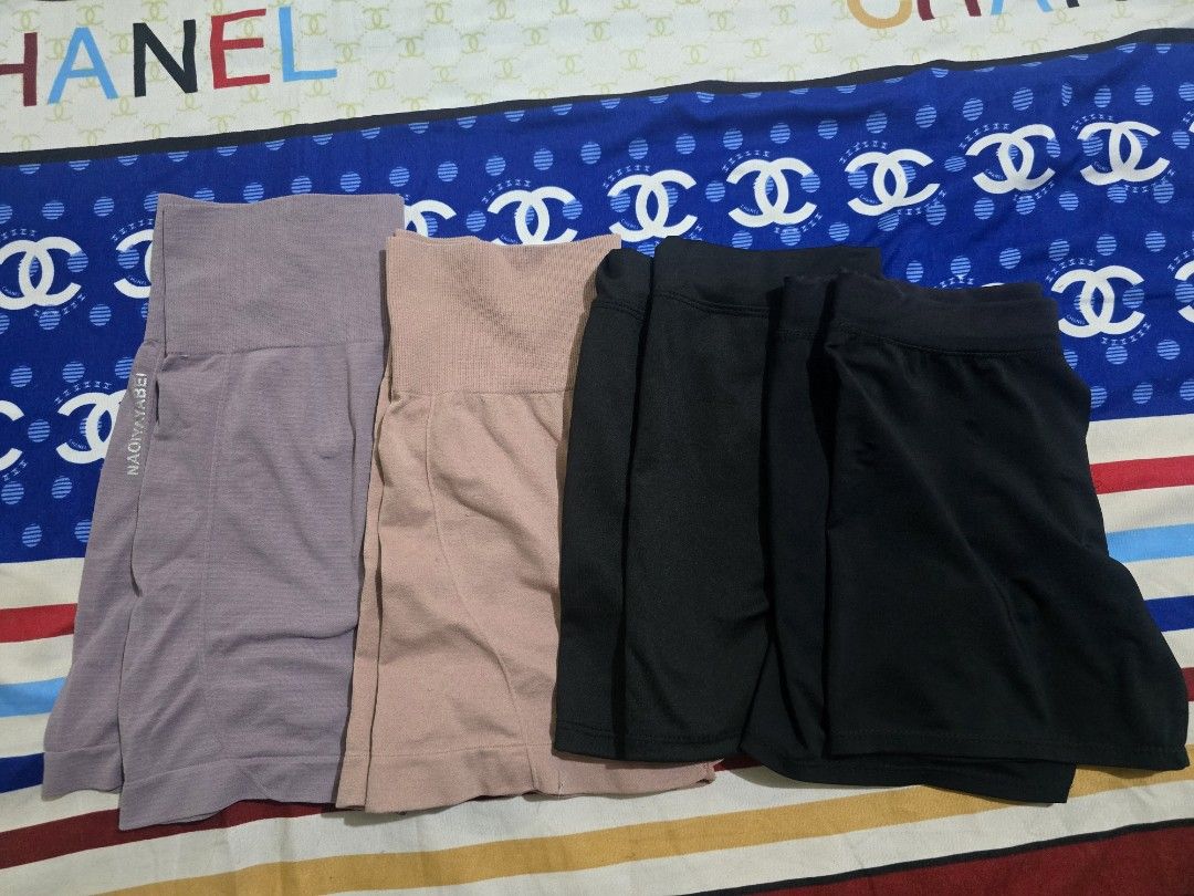 Cycling Shorts (Category: Shorts) located in Abucay. Submitted by solaranestbymm (Listing ID 1469398322, Image 1). Description: 50 per short take all (4 shorts) - 200 free size ITEMS ARE PRELOVED no when worn no rush shipping & requesting of courier shipping fee to be shoulders by buyer lower your expectation, this is preloved item. rfs: decluttering.