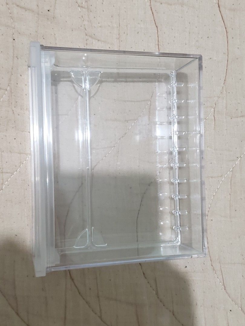 daiso keychain holder Clear Plastic Storage Drawer Organizer (Category: Storage Boxes & Baskets) located in Manila. Submitted by declutteresque (Listing ID 1469473719, Image 3). Description: - Transparent design lets you easily see and find your items - Built-in vertical slots and tracks for customizable dividers or cards - Perfect for organizing office supplies, small accessories, and craft items - Sturdy and durable construction - Clean, minima