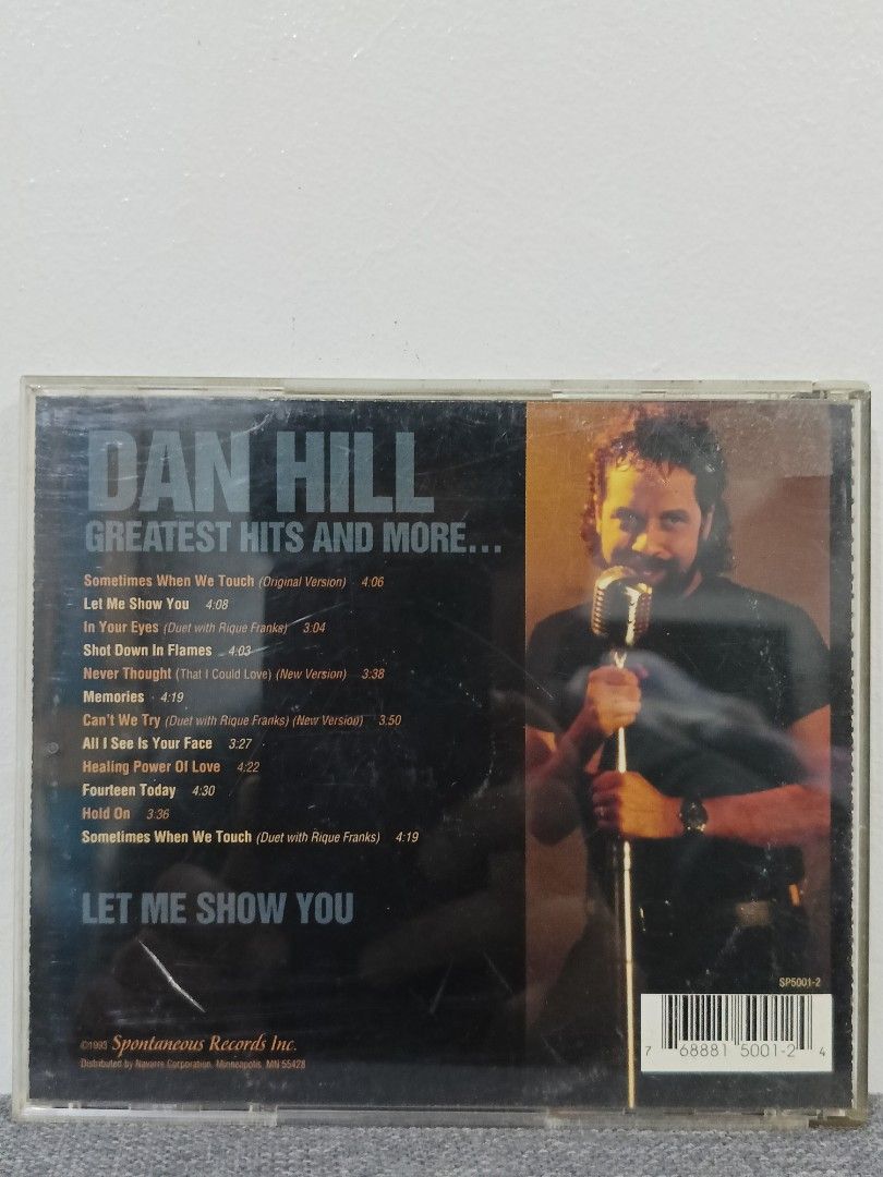 Dan Hill - Greatest Hits (Category: CDs & DVDs) located in Cavite. Submitted by bodega_ni_kiks11 (Listing ID 1469477197, Image 2). Description: .