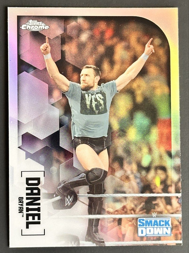 Daniel Bryan - WWE 2020 Topps Chrome Refractor Wrestling Card (Category: Raw Singles) located in Mandaluyong City. Submitted by collectorsobsessions (Listing ID 1469485256, Image 1). Description: - Card in Near Mint condition. - PRICE: P150.