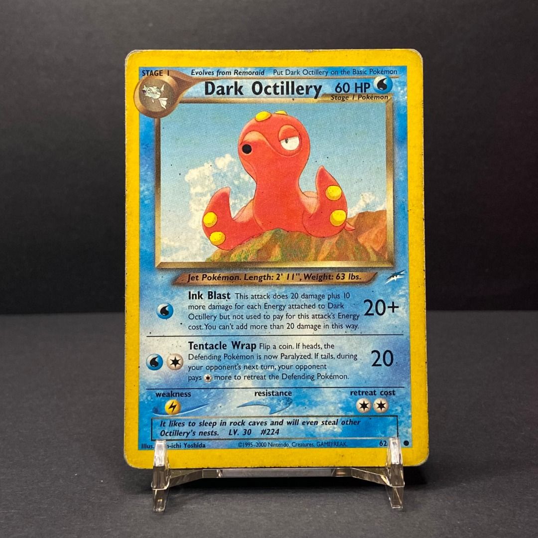 Dark Octillery 62/105 Rare (Category: Raw Singles) located in Pasig City. Submitted by precycled_ (Listing ID 1469504723, Image 1). Description: Condition : HP-DMG . . . ‼️BUY AT YOUR OWN RISK ❗Payment First Basis 📌Be 100% SURE before submitting the form 📌1 DAY Reservation ONLY! ❌No Pick-up / No Meet up ❌No RETURN / EXCHANGE ❌No RUSH ❌No CANCELLATIONS ❌Don't BUY our products if you are flaw conscious ⚠️Seller is NOT liable for any damage or los