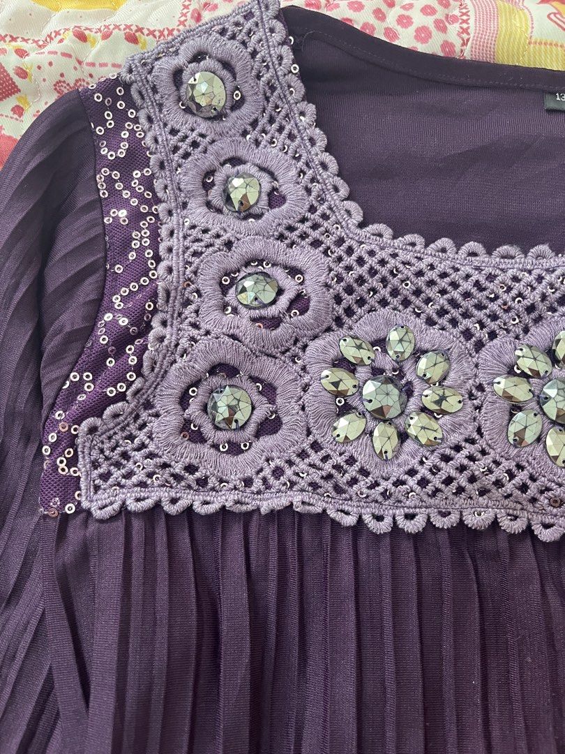 Dark purple boho whimsy dress (Category: Dresses) located in Davao. Submitted by lovedfaerie (Listing ID 1469530088, Image 3). Description: S-m no flaws.