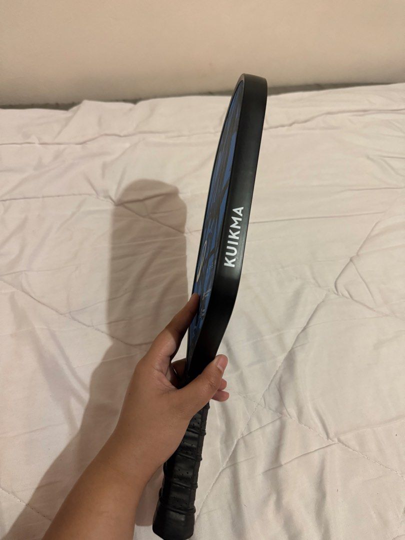 Decathlon Kuikma Open Pickleball Paddle (Category: Racket and Ball Sports) located in Quezon City. Submitted by declutteredbyshell (Listing ID 1469534656, Image 2). Description: FOR SALE: DECATHLON KUIKMA OPEN PICKLEBALL PADDLE – BLUE 🏓💙 * Condition: Almost new * Usage: Used only twice * Reason for selling: Extra paddle for a family member * Purchase Price: Almost ₱2,000+ (bought in-store) * Lady-owned Preferred delivery: Lalamove only. 💸 Disc