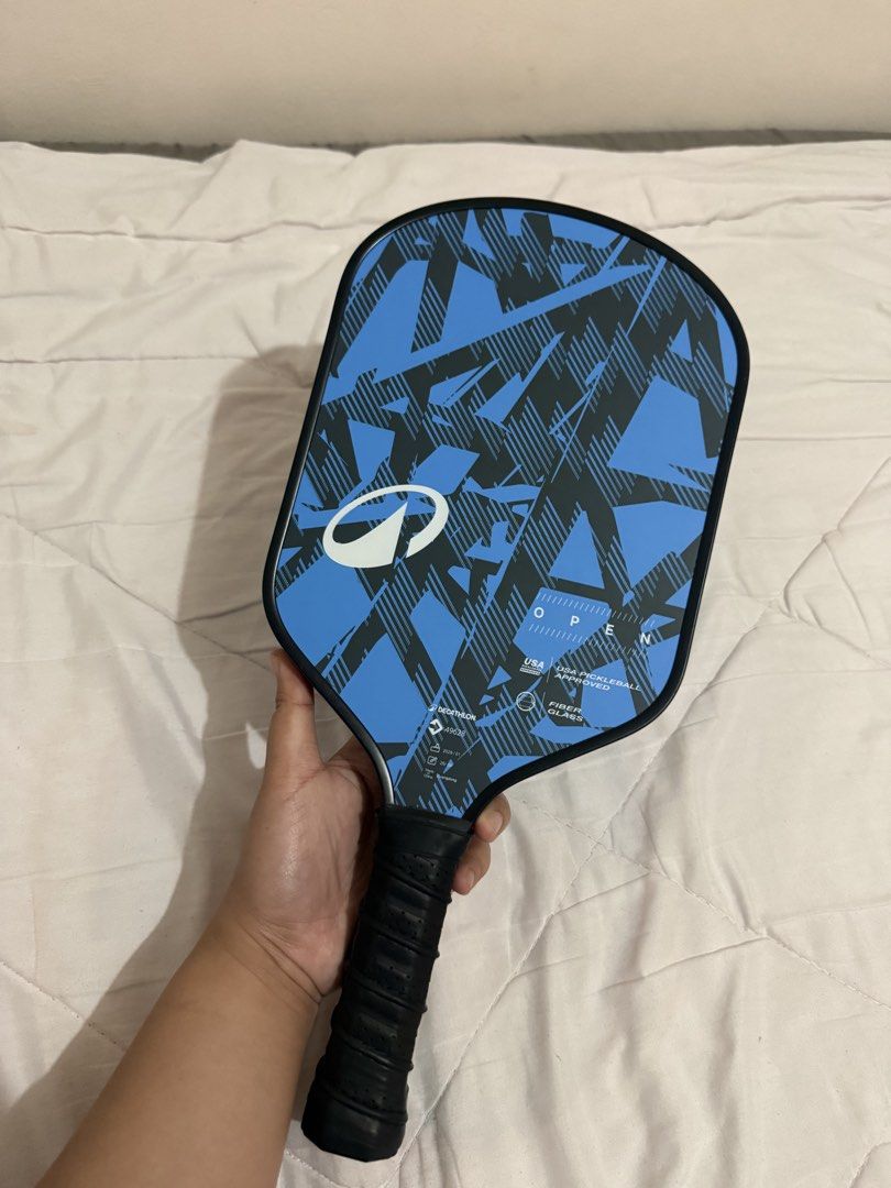 Decathlon Kuikma Open Pickleball Paddle (Category: Racket and Ball Sports) located in Quezon City. Submitted by declutteredbyshell (Listing ID 1469534656, Image 1). Description: FOR SALE: DECATHLON KUIKMA OPEN PICKLEBALL PADDLE – BLUE 🏓💙 * Condition: Almost new * Usage: Used only twice * Reason for selling: Extra paddle for a family member * Purchase Price: Almost ₱2,000+ (bought in-store) * Lady-owned Preferred delivery: Lalamove only. 💸 Disc