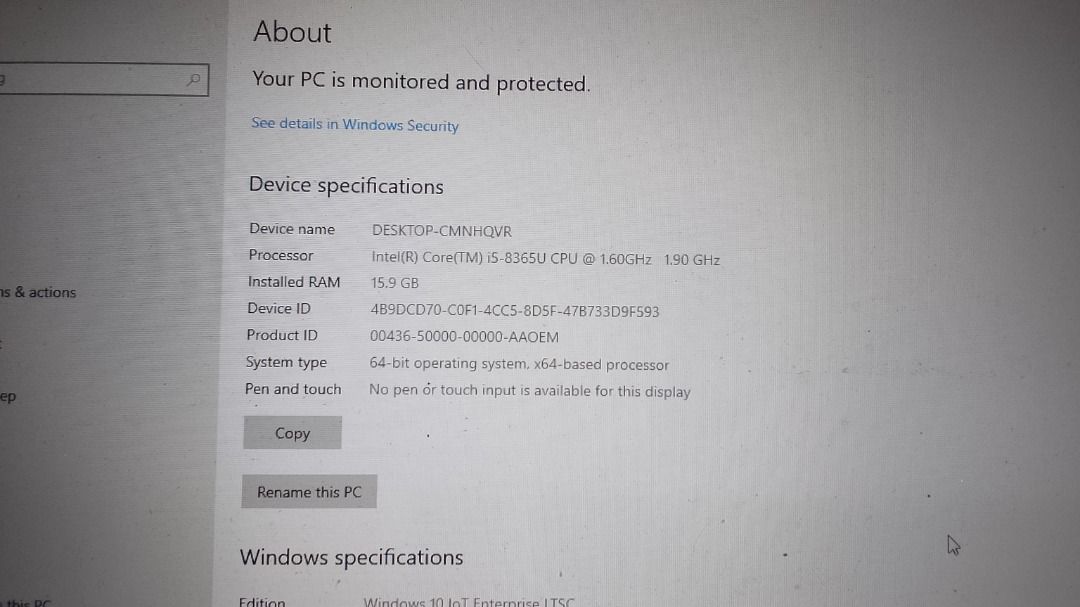 Dell Latitude 5400 (Category: Laptops & Notebooks) located in Imus. Submitted by shaix (Listing ID 1469399119, Image 3). Description: selling as bundle kasama mouse and keyboard changed OS from ChromeOS to Windows i5-8365u, 16GB DDR4 RAM, 237GB NVME issues: -nagana keyboard at trackpad pero nakadisable dahil sa palit OS, using Linux Distros will enable both keyboard and trackpad 100℅ -minor cosmetic flaws -no wireless internet, either USB Tetheri