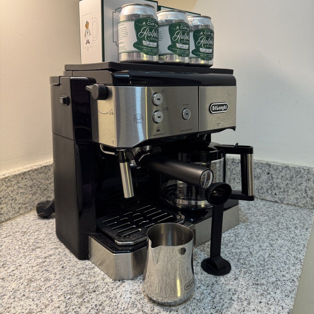 De’Longhi Combi (Category: Coffee Machines & Makers) located in Las Pinas. Submitted by jmxhobbies (Listing ID 1469421535, Image 2). Description: Selling our De’Longhi Combi Barely used Complete set Feels brand new Condition 9/10 Negotiable Shipping: Lalamove/Grab.