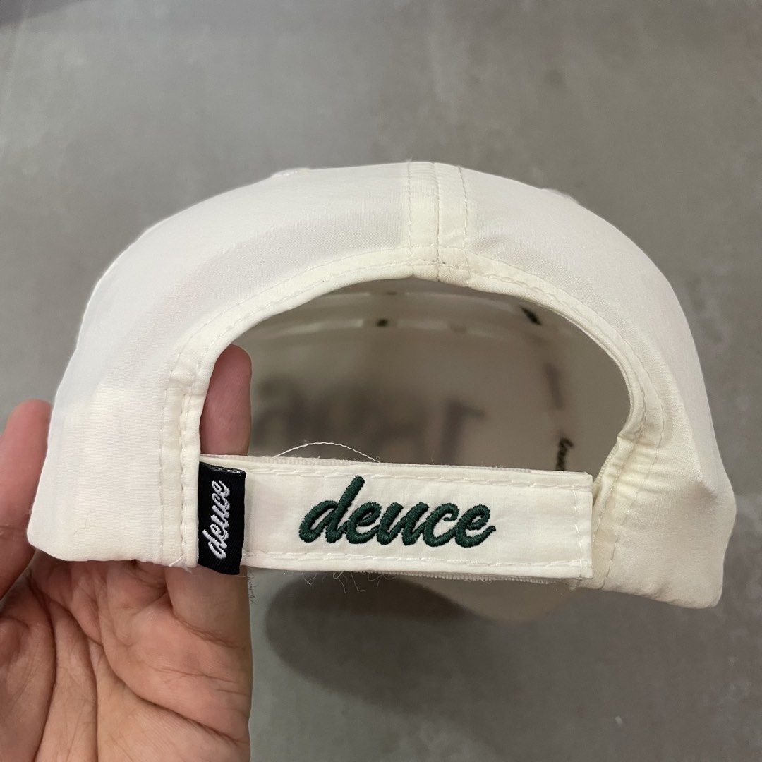 Deuce 1896 Golf Cap (Category: Hats & Beanies) located in Mabalacat. Submitted by goldengarms_ (Listing ID 1469437796, Image 3). Description: Size: One Size Condition: Excellent Color rate: 9.5/10 or better Issue: N/A Price is still negotiable for sure buyer 👍 - Payment thru GCash, Maya or Security Bank 💳 - Shipping via J&T Express 🛩️ Pm us for more details. Thank you! 📩.