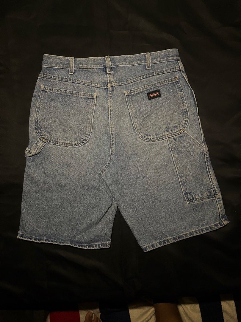 Dickies Carpenter Jorts (Category: Shorts) located in Manila. Submitted by sobrangwavy (Listing ID 1469528903, Image 1). Description: Dickies Carpenter Jorts Waist: 34 Length: 21 Thigh: 12 750 + sf (negotiable) Good Condition Hard Denim Issue: Minor scratch at the right pocket .
