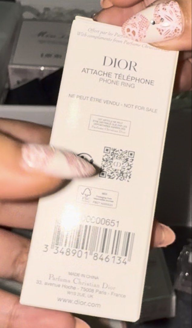 Dior attache telephone (phone ring) (Category: Accessory Holder, Box & Organizers) located in Makati City. Submitted by f_bags (Listing ID 1469543723, Image 2). Description: Brand new October 2026 GWP Rfs: I have 2.