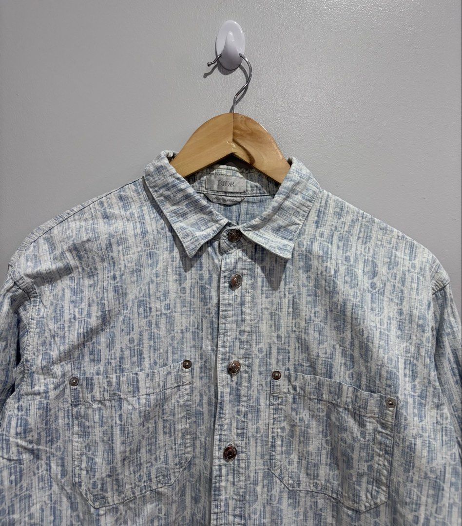 Dior Oblique Monogram Denim Longsleeves (Category: Luxury Apparel) located in Dumaguete. Submitted by dgte.grails (Listing ID 1469482163, Image 3). Description: Dior Oblique Monogram Denim Longsleeves 22 width 27 length Excellent condition! 3000+sf pm.